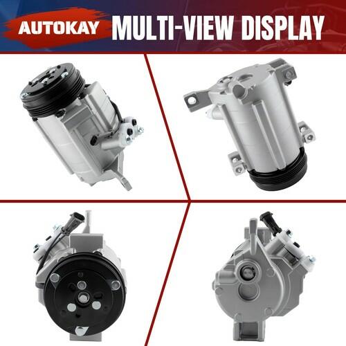 AUTOKAY AC Compressor with Clutch Chevy GMC Cadillac Escalade CO29002C
