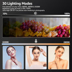 NiceVeedi 1-Pack Photography Lighting Kit, 2800-6500K Bi-Color LED Video Light