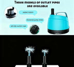WUCIOOO 210GPH Ultra Quiet Bottom Suction Submersible Water Pump (780L/H, 15W)