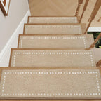 tchdio Stair-Treads Non Slip Indoor, 8"x30"  Stair Treads for Wooden Steps 15PC,