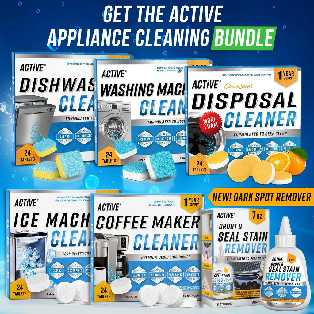 24 Pack Garbage Disposal Cleaner Deodorizer Tablets, New Powerful XL Foaming