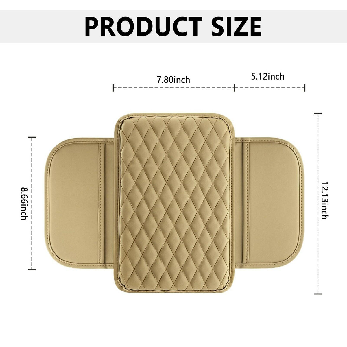 Stacool Upgraded Car Center Console Cover,Microfiber Leather Car Armrest Cover