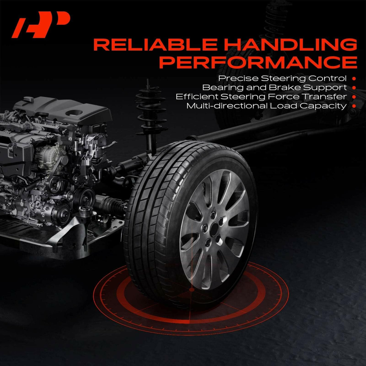A-Premium Front Left Suspension Steering Knuckle