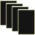 4 Pieces Black Laser Engraving Marking Paper 39x27CM Engraving Color Paper Laser