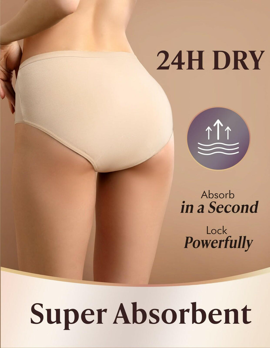 5 Pack 2XL AIRCUTE Washable Adult Urine Incontinence Underwear for Women Leak