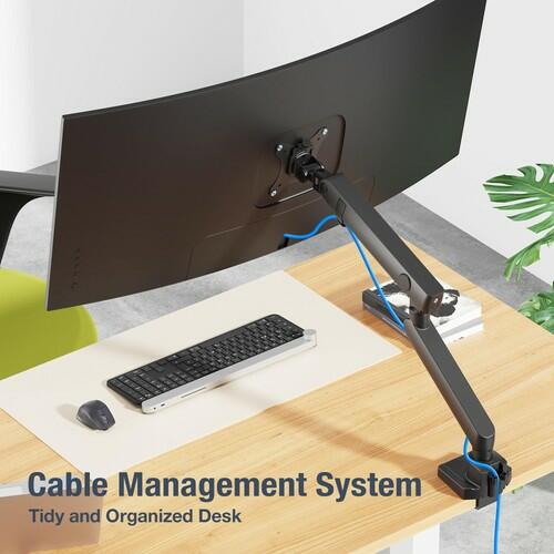 AVLT Single 17"-38" Monitor Arm Desk Top Mount Premium Mechanical Spring Fits Up