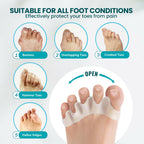 8 Pack Toe Separators for Correct Bunions - Promifun Toe Spacers for Women and
