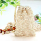 8 Pack Soap Bag Natural Sisal Soap Saver Bag Pouch Mesh Waste Exfoliating