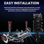 Front Quick Struts Assembly w/Coil Spring Mercedes-Benz E350 E400 2010-2015