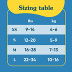 Charlie Banana Reusable Swim Diaper, XS Washable, with Easy On and Off Snaps for
