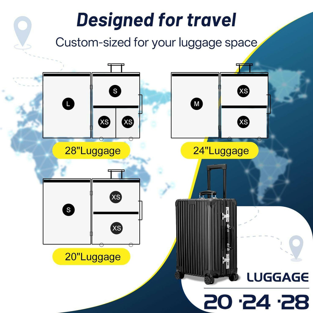 Combo 9 Pack UPGOGO Travel Vacuum Bags for Luggage with Portable Electric