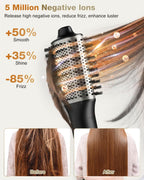 7MAGIC 6 in 1 Multi Hair Styler Dryer Brush, 110,000 RPM High-Speed, Negative