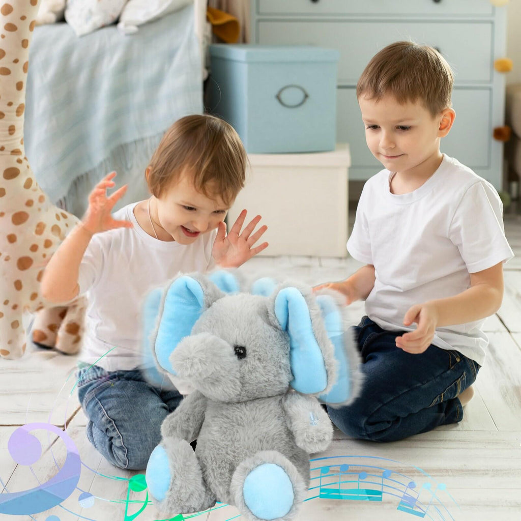 Cuteoy Talking Elephant Repeat What You Say Musical Stuffed Animal Shaking