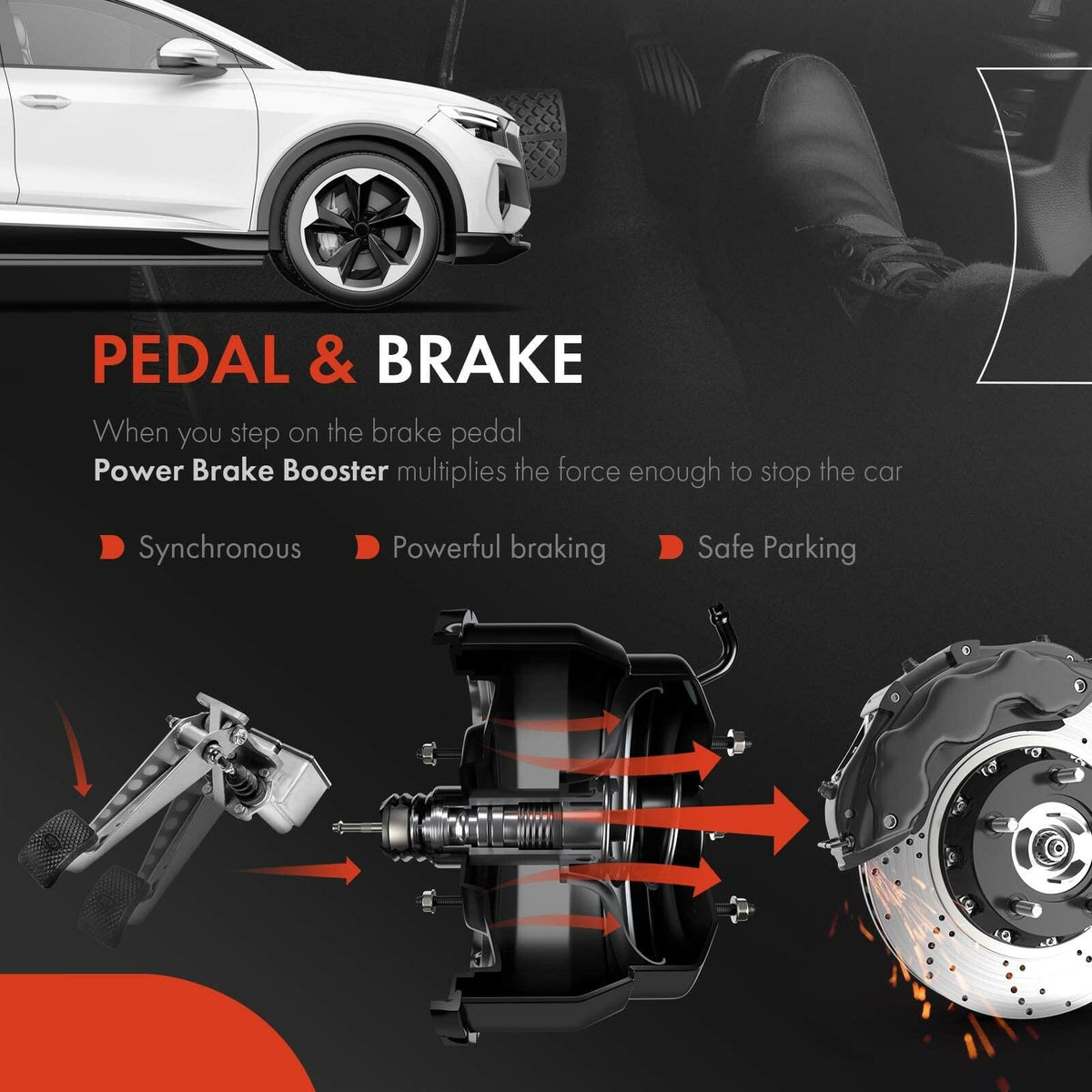 A-Premium Vacuum Brake Booster