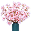 SITUMEIZI 6Pcs Artificial Cherry Blossom Branches Decor Fake Flowers Silk Spring