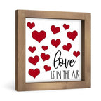 flangairy Love Is In The Air Sign, Wooden Valentines Day Heart Decor, Holiday