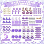 74Pcs Baby Shower Prizes for Game Winners Baby Shower Favors Gifts including