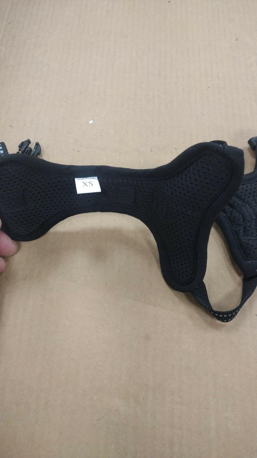 Size XS rabbitgoo Dog Harness No Pull Small Dogs 2 Leash Clips Black