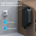 VERPROOF Biometric Gun Safe for Handgun Drop Down Pistol Safe, Smart Pistol Safe