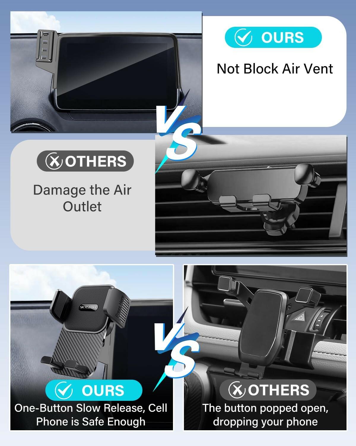 SKYLOTEC Car Phone Holder for BMW X3 X4 2022 2023 2024 Accessories 12.3-Inch