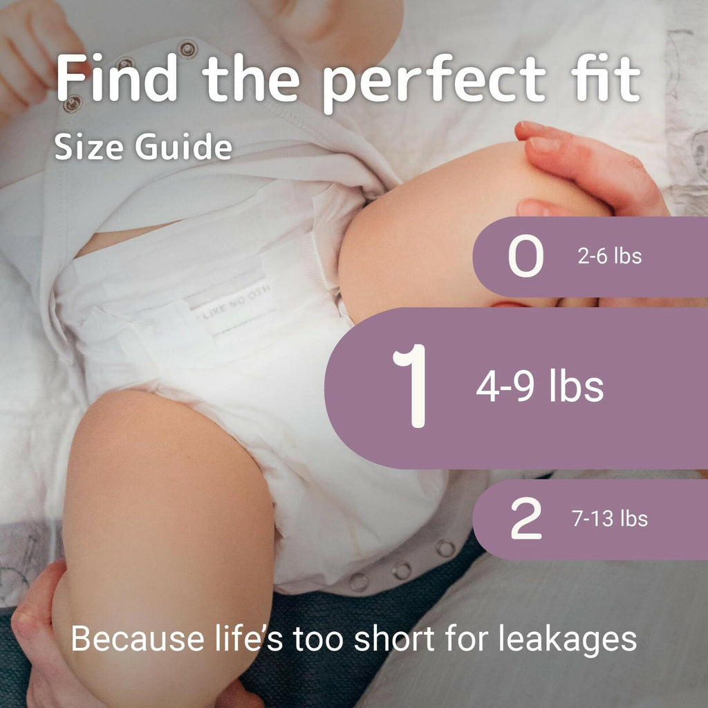 72 Count Bambo Nature Hypoallergenic Baby Diapers, Eco-Labelled Sustainable