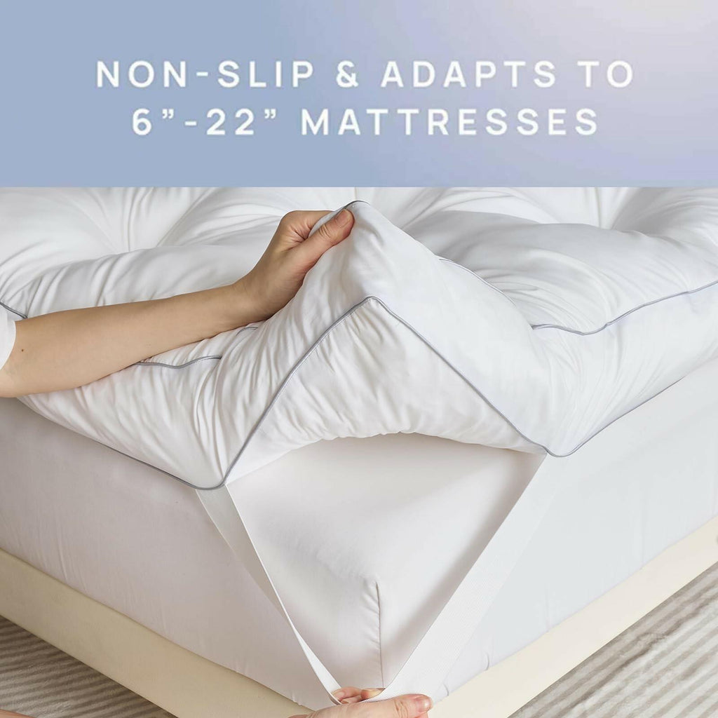 SHOUREN 5 Inch Memory Foam Mattress Topper Full for Back Pain Relief, Extra