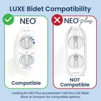 LUXE Bidet 7/8" x 7/8" x 1/2" Shut-Off Valve T-Adapter for Bidets, Only