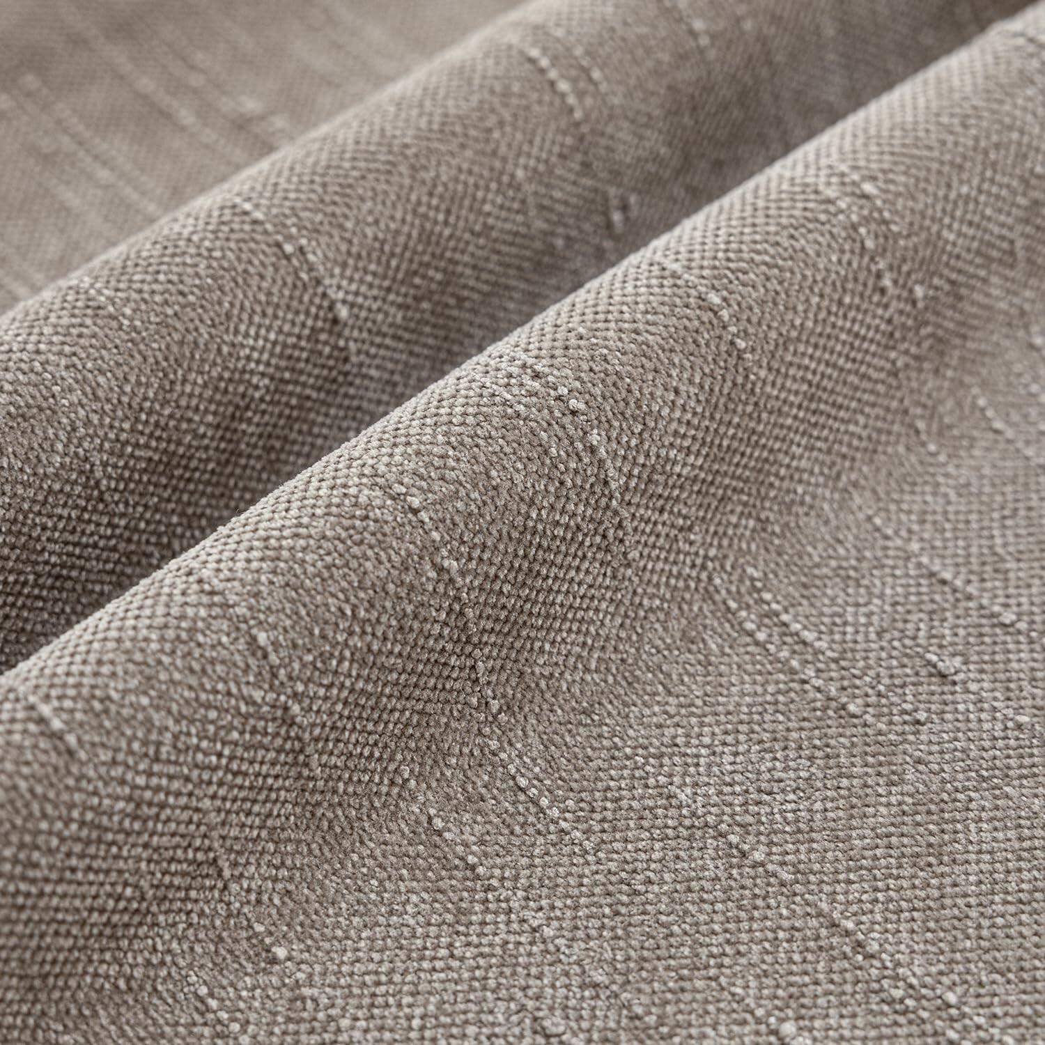 Foindtower Set of 2 Textured Chenille Throw Decorative Pillow Covers Square