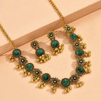 Frodete Indian Jewelry Sets for Women Traditional Bohemian Wedding Jewelry Set