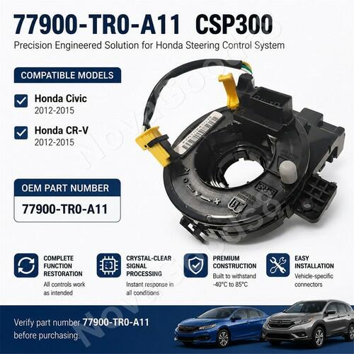 Dash Clock for Dashboard Spring Replacement for Honda Civic/CR-V 2012 2013 2014
