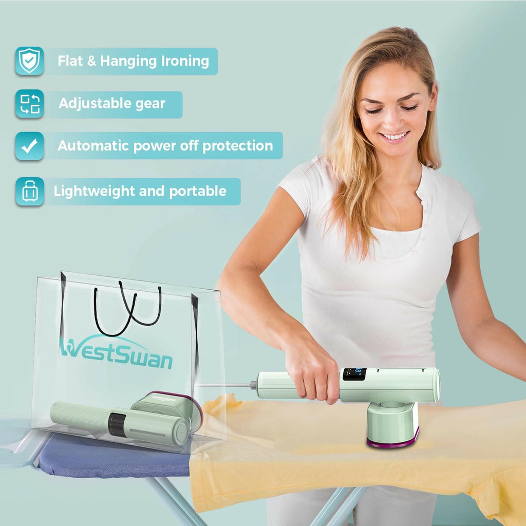 Portable Travel Steamer for Clothes, Fast Wrinkle Remover Garment Steamer for