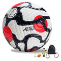 Torvinas Soccer Ball Size 5 with Pump, Waterproof PU Leather - Professional