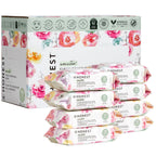 8 Pack The Honest Company Clean Conscious Unscented Wipes 576 Count