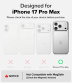 Ringke Onyx for iPhone 17 Pro Max Case, [Feels Good in The Hand] Oil & Dirt