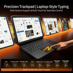 Uminy Keyboard Case for iPad Air 13"(M3 2025/M2 2024)& Pro 12.9"