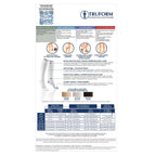 Truform Short Length Surgical Stockings, 18 mmHg Compression for Men and Women,