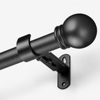 AMZSEVEN Curtain Rods for Windows 16 to 48 Inches, Curtain Rod Max Adjustable