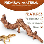 Eckpo Lifelike Resin Climbing Root Branch Decor for Reptile Terrarium, Reptile