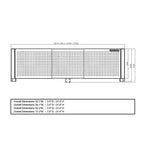 Husky 52 in. W to 72 in. W Stainless Steel Adjustable Pegboard