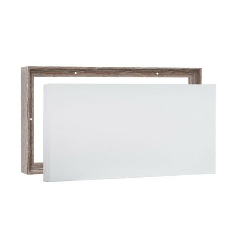 16x18 Canvas Floater Frame Gray Oak for 1.5" Deep Stretched Canvas