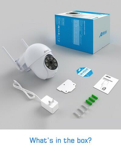 ANRAN 3K/5MP WiFi Security Camera for Home/House Outdoor: 2.4/5GHz Dual-Band,