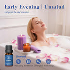 OPEN BOX - ASAKUKI Essential Oils for Diffuser – 6 Mood Essential Oil Blends