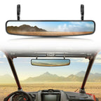 KEMIMOTO UTV Rearview Mirror, 15" UTV Race Convex Center Mirror with 3/4 1.75"