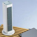 Portable Rechargeable Air Cooler Fan with Remote Control, 3 Speeds LED Touch