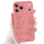 ZIYE Compatible with iPhone 17 Pro Max Case Flower Floral Pattern for Women