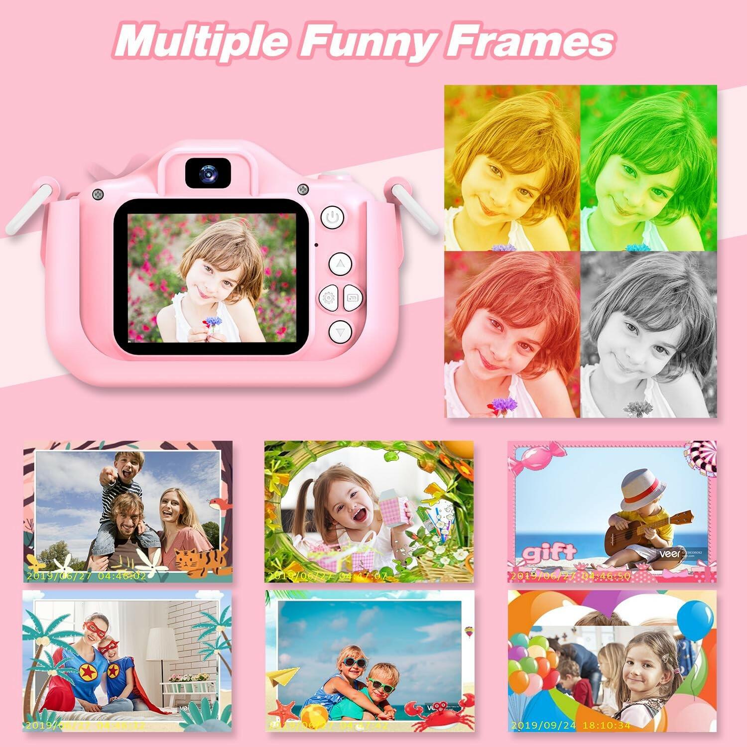 Goopow Kids Camera Toys for 3-8 Year Old Girls Boys,Children Digital Video