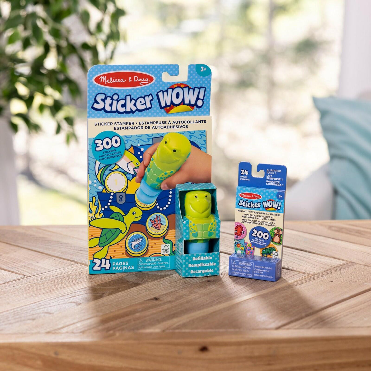 Melissa & Doug Sticker Wow!™ Sea Turtle Bundle: 24-Page Activity Book,