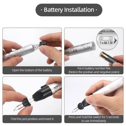 CYSFETENA Thread Burner Pen, Handheld Thread Zapper,Quick Melt One Touch Beading