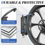Goovilla 2 Pack Swivel Bike Wall Mount Hangers Garage Space Saving Rack