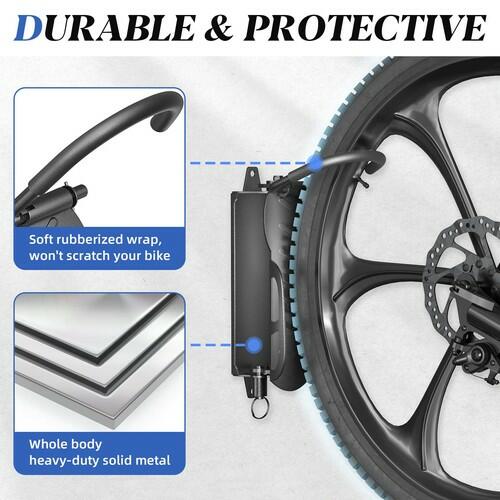 Goovilla 2 Pack Swivel Bike Wall Mount Hangers Garage Space Saving Rack